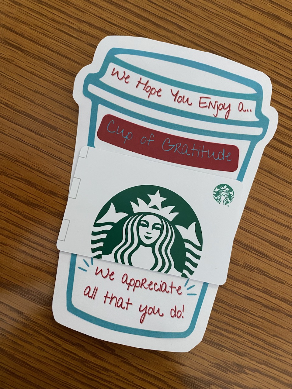 Photo of Starbucks Giftcard