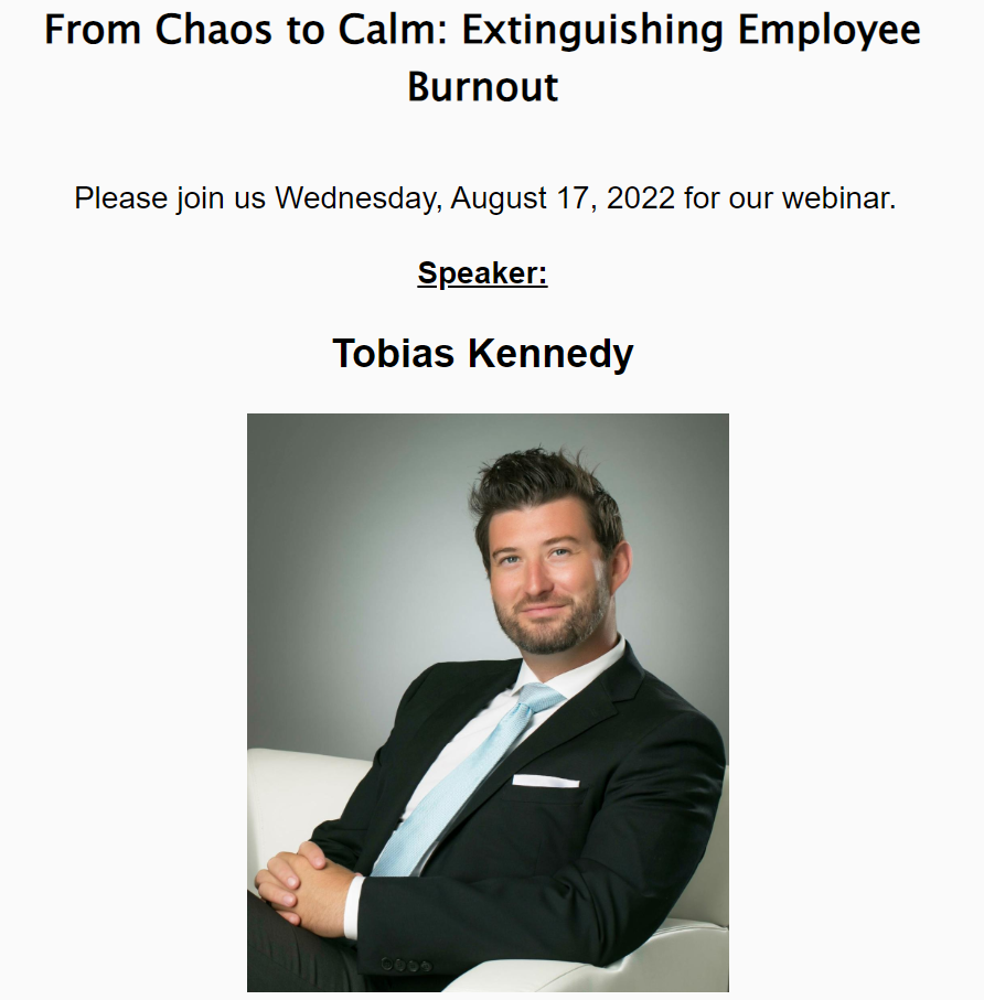 From Chaos to Calm: Extinguishing Employee Burnout