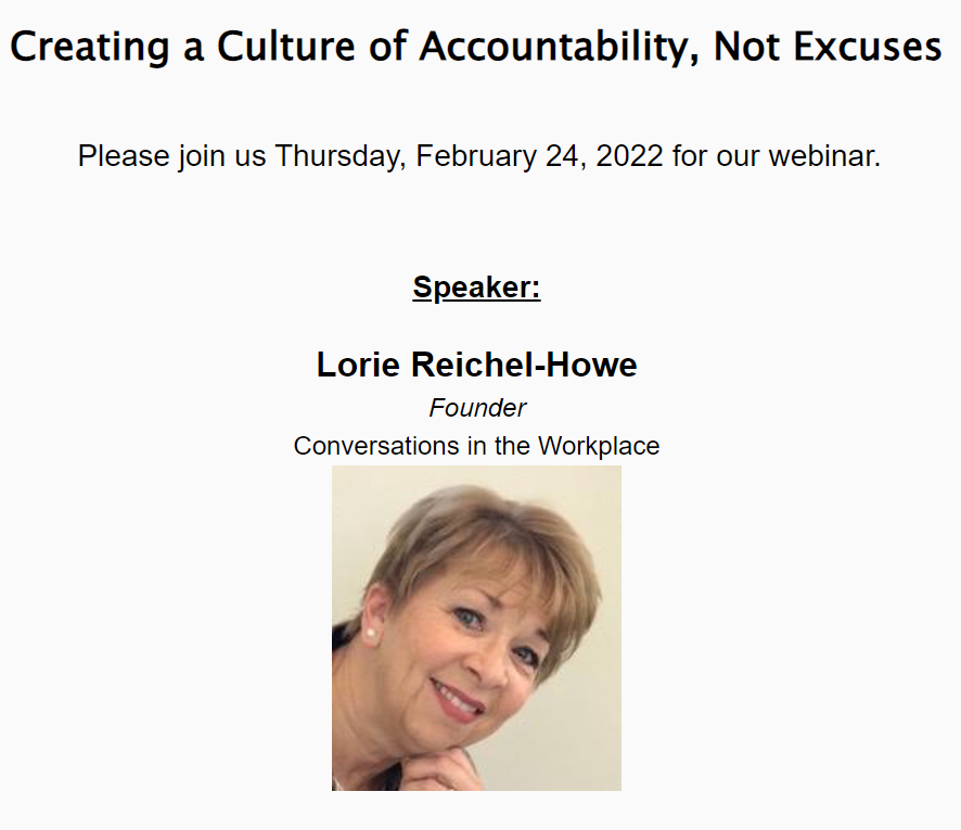 Creating a Culture of Accountability, Not Excuses